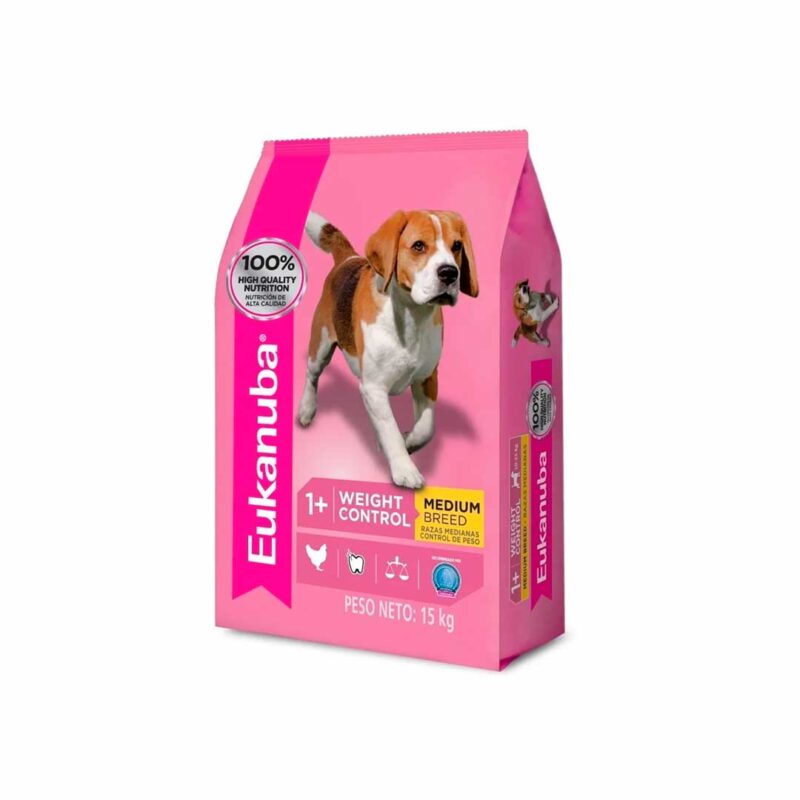 50% OFF Por Rotura Eukanuba Weight Control Medium Breed 3Kg